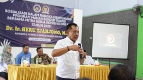 Anggota DPR RI Heru Tjahjono Ajak Warga Bulupasar Perhatikan Gizi dan Pola Asuh Anak Lewat MBG