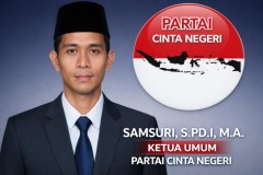 DPP Partai Cinta Negeri Deklarasikan Samsuri sebagai Calon Presiden RI 2029