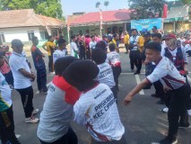 Gerak Jalan BEDAS Semarakkan PHBN Tingkat Kecamatan Ciparay, 81 Tahun Indonesia Merdeka Penuh Kebahagiaan