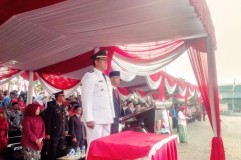 Peringatan HUT RI ke-81 di Kecamatan Pamengpeuk Berlangsung Khidmat dan Meriah