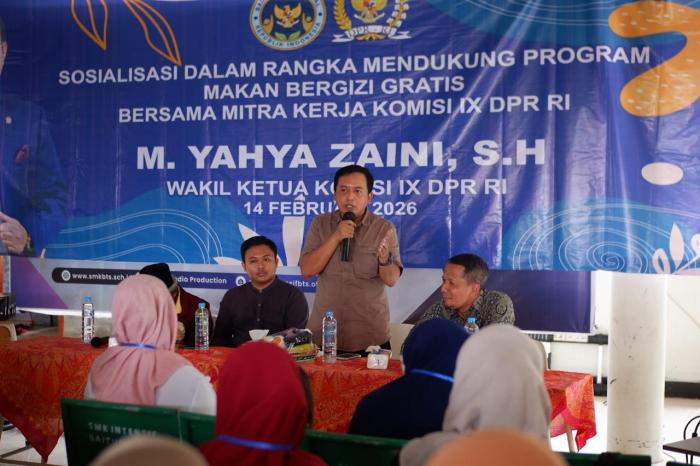 Sosialisasi Program Makan Bergizi Gratis di Nganjuk, DPR RI Tekankan Evaluasi dan Tingkatkan Standar Gizi