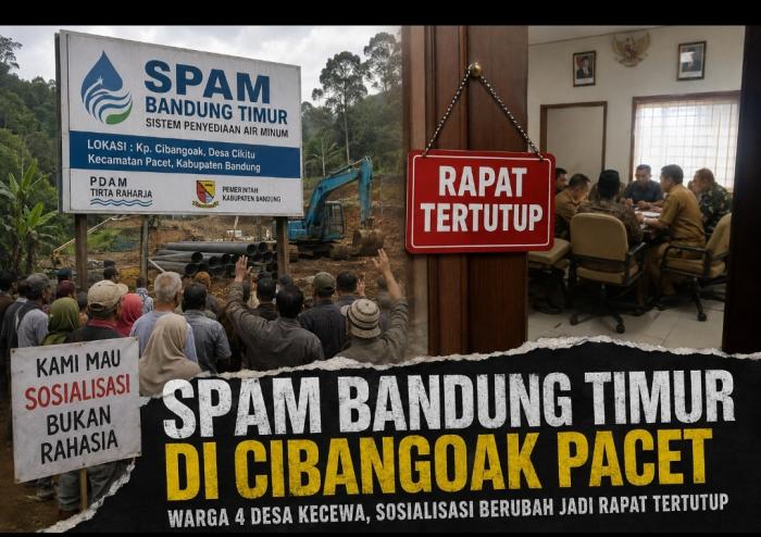 Sosialisasi SPAM PDAM di Pacet Dipertanyakan, Warga 4 Desa Kecewa Forum Justru Berlangsung Tertutup